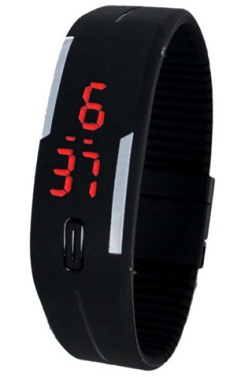 India Desire : Buy Oura Black Digital Watch At Rs 142 From Snapdeal